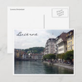 Carte Postale lucerne reuss (Devant / Derrière)