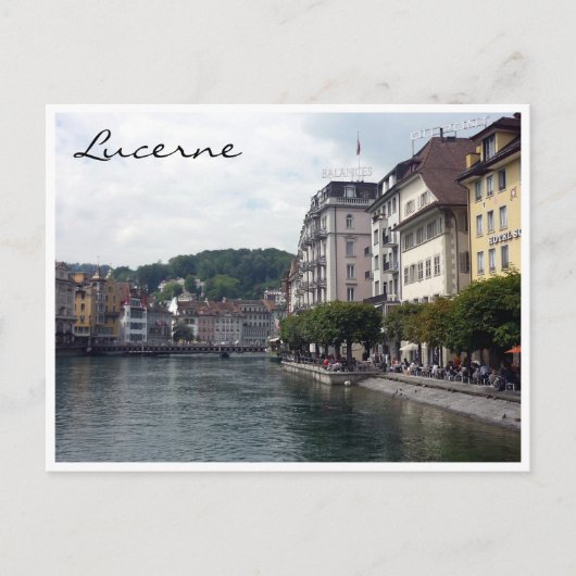 Carte Postale lucerne reuss (Devant)