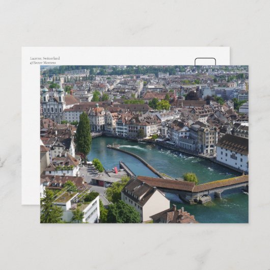 Carte Postale Lucerne, Suisse (Devant / Derrière)