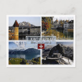 Carte Postale Lucerne - Suisse - Mosaïque - (Devant)