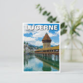 Carte Postale Lucerne Suisse Voyage (Debout devant)
