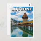 Carte Postale Lucerne Suisse Voyage (Devant / Derrière)