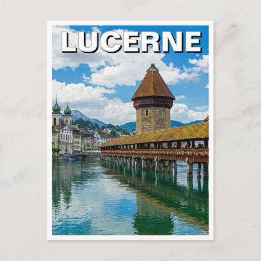 Carte Postale Lucerne Suisse Voyage (Devant)