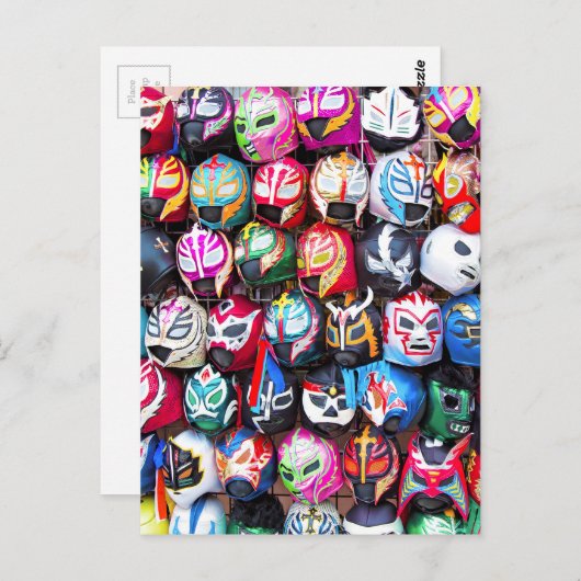 Carte Postale Lucha Libre (Devant / Derrière)