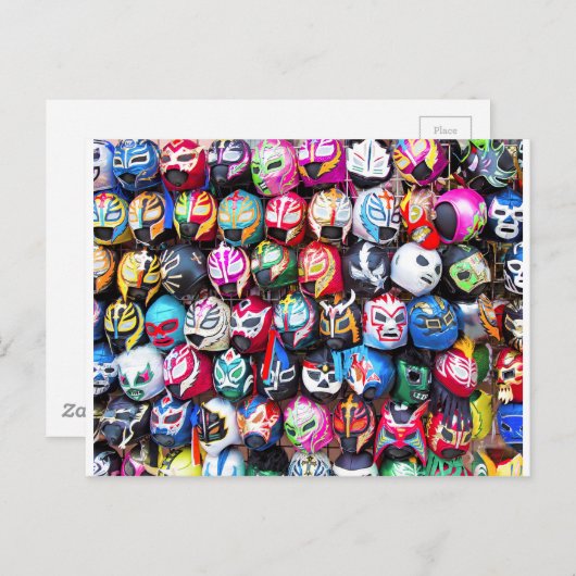 Carte Postale Lucha Libre (Devant / Derrière)