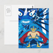 Carte Postale Lucha Libre Luchador Wrestler (Devant / Derrière)