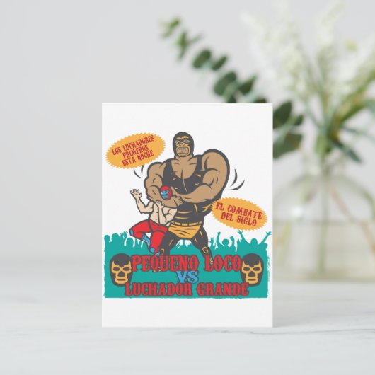 Carte Postale Luchador Noche (Debout devant)