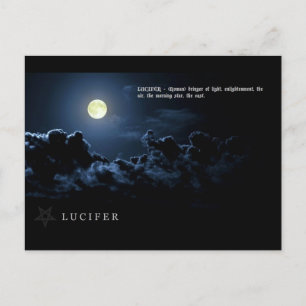 CARTE POSTALE LUCIFER