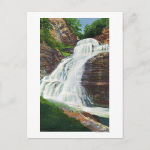 Carte Postale Lucifer Falls View in Robert H. Treman State