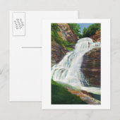 Carte Postale Lucifer Falls View in Robert H. Treman State (Devant / Derrière)