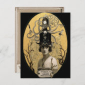 Carte postale Lucinda Octavio Steampunk (Devant / Derrière)