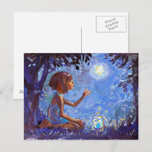 Carte Postale Luciole (Devant / Derrière)