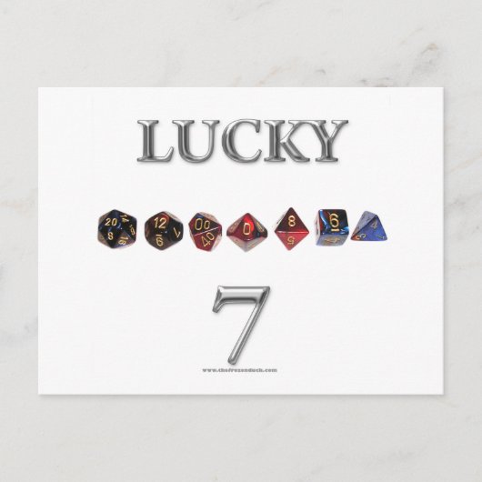 Carte Postale Lucky 7 (Devant)