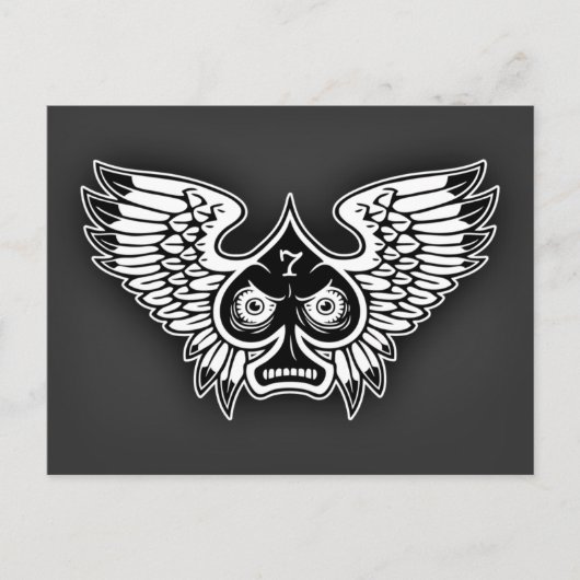 Carte Postale Lucky Angry WingSpade #7 (Devant)