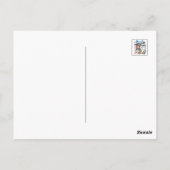 Carte Postale Lucky Cat Art – Maneki Neko with Gold Coin (Dos)