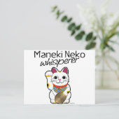 Carte Postale Lucky Cat Whisperer (Debout devant)