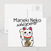 Carte Postale Lucky Cat Whisperer (Devant / Derrière)