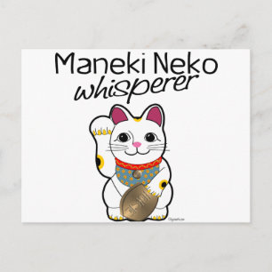 Carte Postale Lucky Cat Whisperer