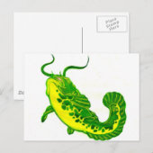 Carte Postale Lucky Catfish (Devant / Derrière)