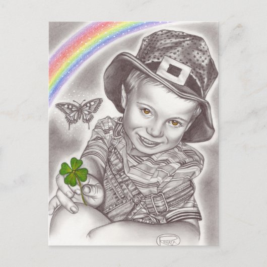 Carte Postale Lucky Clover (Devant)