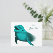 Carte Postale Lucky Dolphin - Ajouter votre texte (Debout devant)