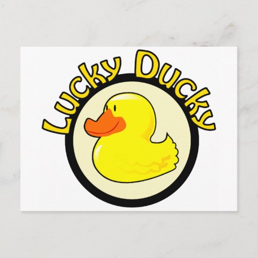 Carte Postale Lucky Ducky (Devant)