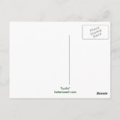 Carte postale Lucky Irish Leprachaun (Dos)