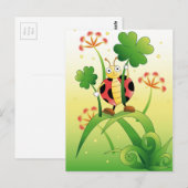 Carte Postale Lucky Ladybird (Devant / Derrière)