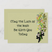 Carte Postale Lucky Leprechaun (Devant / Derrière)