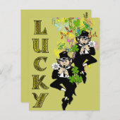Carte Postale Lucky Leprechaun (Devant / Derrière)