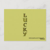 Carte Postale Lucky Leprechaun (Dos)