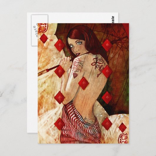 Carte Postale Lucky Numéro 9 (Devant / Derrière)