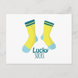 Carte Postale Lucky Socks