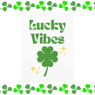 Carte Postale Lucky Vibes St. Patrick