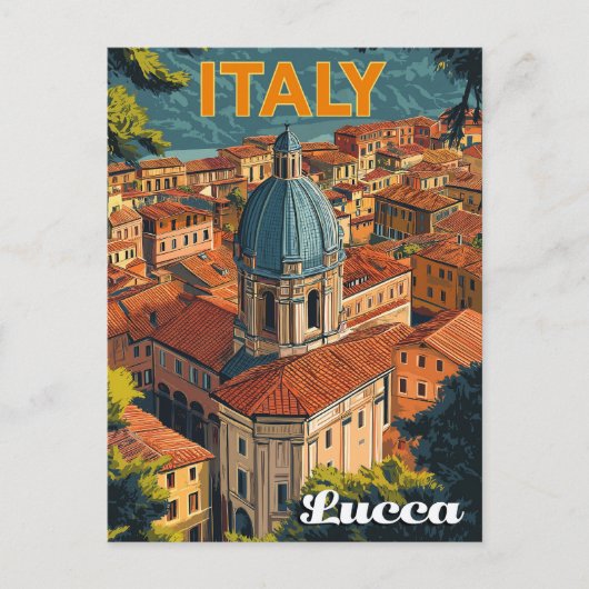 Carte Postale Lucques, Italie (Devant)