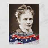 Carte Postale Lucretia Garfield, Première Dame des Etats-Unis (Devant)