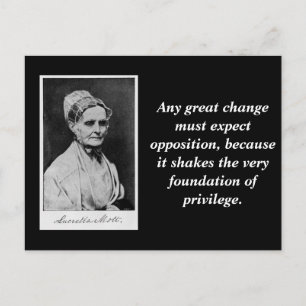 Carte Postale Lucretia Mott Citer Abolition Leader Suffisamment