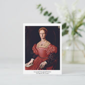 Carte Postale Lucrezia Panciatichi Portrait Par Angelo Bronzino (Debout devant)