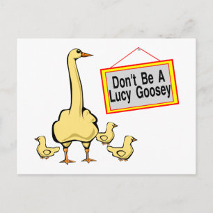 Carte Postale Lucy Goosey