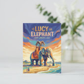 Carte Postale Lucy l'Éléphant États-Unis (Debout devant)