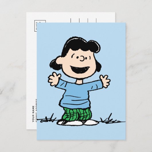 Carte Postale Lucy Les Bras Ouverts (Devant / Derrière)