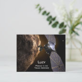 Carte Postale Lucy Mission d'étudier les Astéroïdes de cheval de (Debout devant)