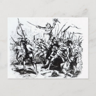 Carte Postale Luddite Rioters, 1811-12