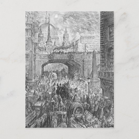 Carte Postale Ludgate Hill (Devant)