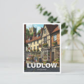 Carte Postale Ludlow Angleterre Travel (Debout devant)