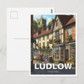 Carte Postale Ludlow Angleterre Travel (Devant / Derrière)