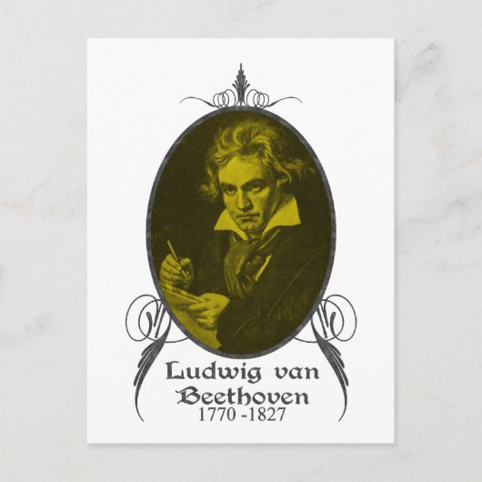Carte Postale Ludwig van Beethoven (Devant)
