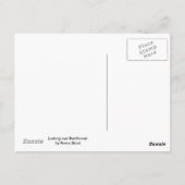 Carte Postale Ludwig van Beethoven (Dos)