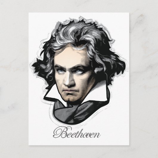 Carte Postale Ludwig van Beethoven (Devant)