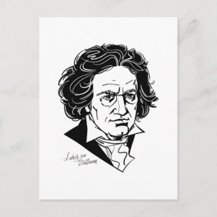 Carte Postale Ludwig van Beethoven